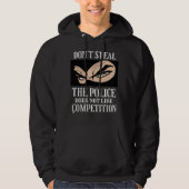 grappig sweatshirt met een hooi, "NIET STEAL...3" (Voorkant)