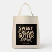 Grappig Sweet Cream Butter Gift Perfect Uniek Tote Bag (Achterkant)