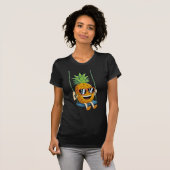 grappig swingende ananas swinger Vrouwen T-shirt (Voorkant volledig)