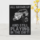 Grappig Sxs-ontwerp voor mannen Vrouwen Offroading Kaart (Gele Bloem)