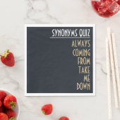 Grappig synoniem Rickroll Party Servet (Insitu)