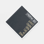 Grappig synoniem Rickroll Party Servet (Hoek)