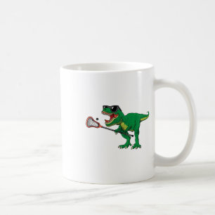 Grappig T Rex Lacrosse Dinosaur Lax Boys Lacrosse  Koffiemok