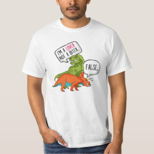 Grappig T-Rex-shirt Dinosaur Triceratops I'm een m T-shirt