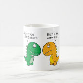 grappig-T-Rex-weesje-cartoon Koffiemok (Center)