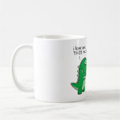 grappig-T-Rex-weesje-cartoon Koffiemok (Links)