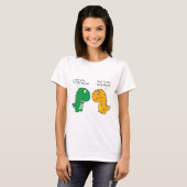 grappig-T-Rex-weesje-cartoon T-shirt (Voorkant volledig)