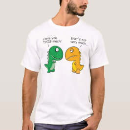 grappig-T-Rex-weesje-cartoon T-shirt
