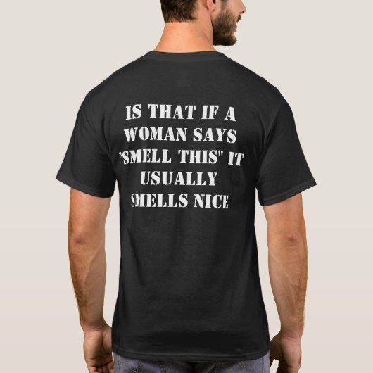 Grappig T-shirt (Achterkant)