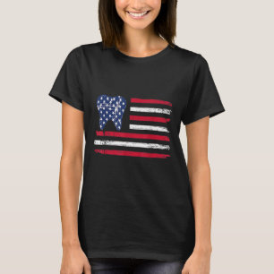 Grappig T-shirt 4 juli Tandarts