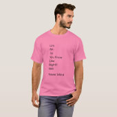 Grappig T-shirt betekent niets (Voorkant volledig)