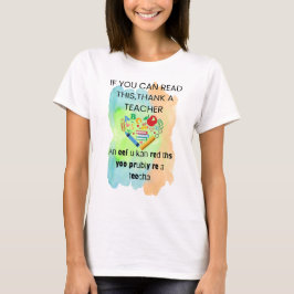 Grappig T-shirt cadeau voor docenten
