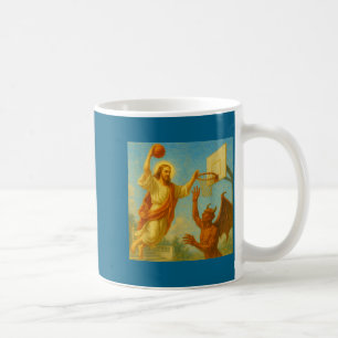 Grappig T-shirt Christelijk Religieus Jezus Duivel Koffiemok