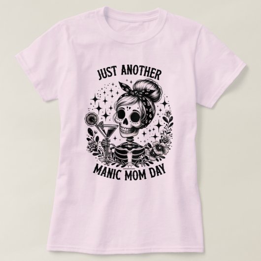 Grappig T-shirt Gewoon weer een hectische moederda (Design voorkant)