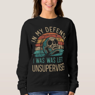 Grappig T-shirt in mijn verdediging dat ik zonder 