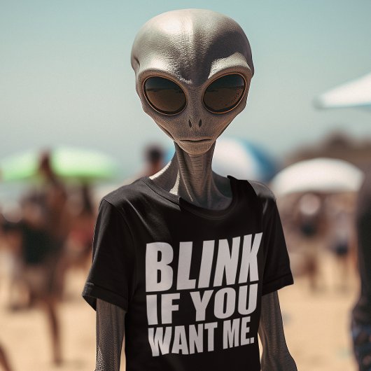 Grappig T-shirt: Knipper als je me wilt T-shirt