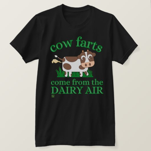 grappig T-shirt "KOE FARTS..." (Design voorkant)