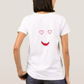 Grappig T-shirt Love Loading Hearts -  (Achterkant)
