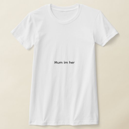 Grappig T-shirt Mam Ik ben van haar (Laagn)