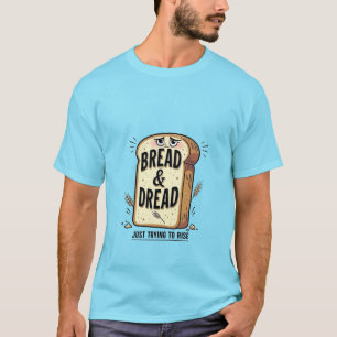 Grappig T-Shirt met Brood & Angst
