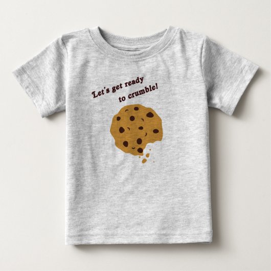 Grappig T-shirt met Chocolade Chip Koekje (Voorkant)