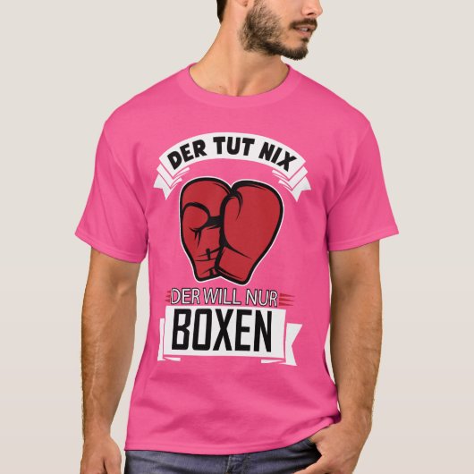 Grappig T-shirt met Duitse tekst Der Tut Nix Der W (Voorkant)