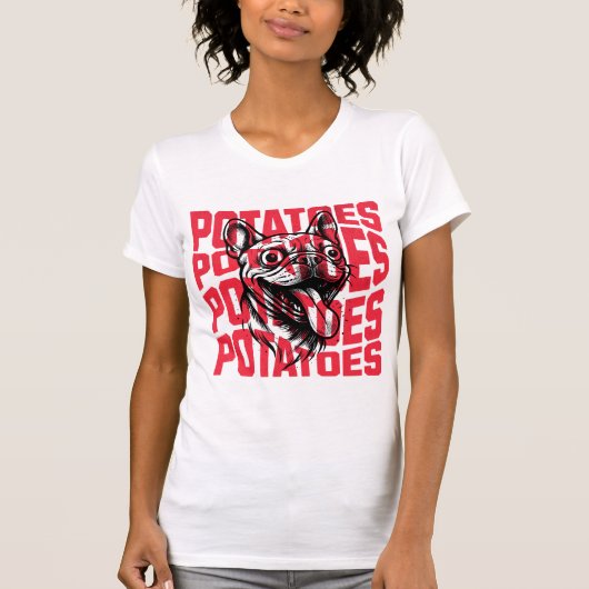 Grappig T-shirt met Franse Bulldog (Voorkant)