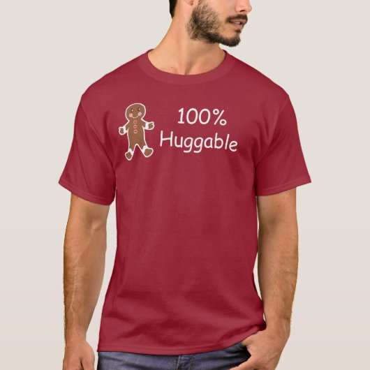Grappig T-Shirt met Gemberkoekmannetje (Voorkant)