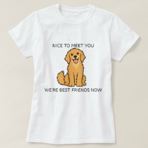Grappig T-shirt met Gouden Retriever – We zijn bes