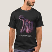 Grappig T-shirt met grote nijlpaard en aangepaste  (Voorkant)