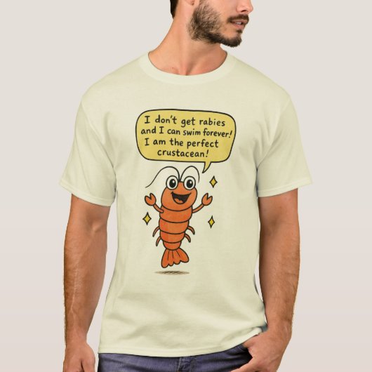 Grappig T-shirt met Kreeft – “Ik ben de Perfecte S (Voorkant)