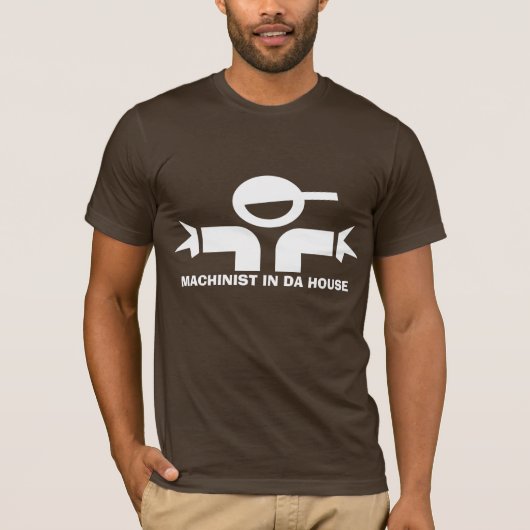 Grappig t-shirt met prijsopgave voor machinist (Voorkant)