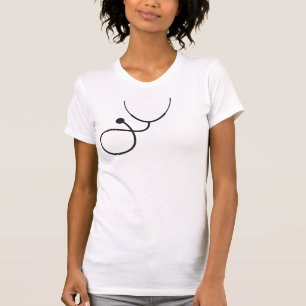 Grappig T-shirt met stethoscoop