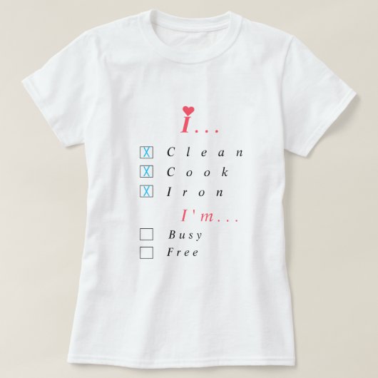 Grappig T-shirt met tekst of voeg je status / teks (Design voorkant)