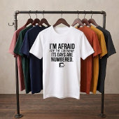 Grappig T-shirt met Vadergrap en Quote over Angsti