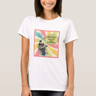 Grappig T-shirt met vintage stijl