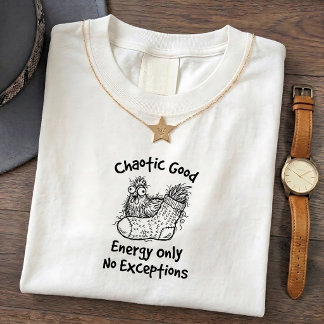Grappig T-shirt met wilde kip