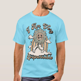 Grappig T-shirt met Zonnebloem