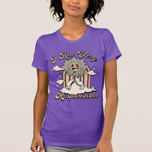 Grappig T-shirt met Zonnebloem (Voorkant)