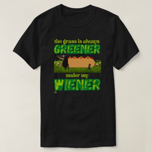 grappig T-shirt "MY WIENER" (Design voorkant)