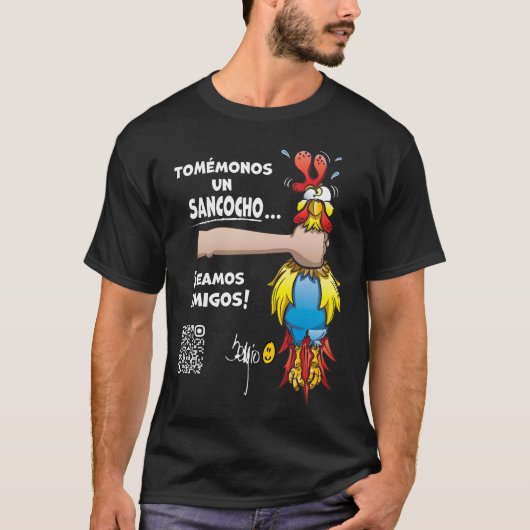 Grappig T-shirt over Colombia's Sancocho (Voorkant)