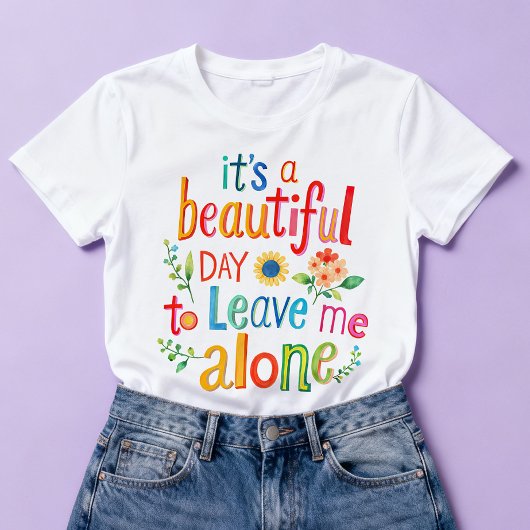 Grappig T-shirt Perfecte Dag Laat Me Met Rust Kleu