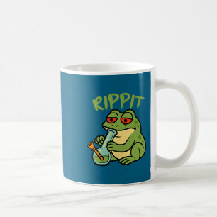 Grappig T-shirt Rippit Stoner Kikker Rokt Stoner Koffiemok