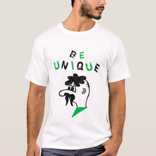 Grappig T-shirt uniek zijn - anders - slechts één (Voorkant)