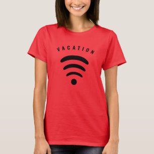 Grappig T-shirt vakantie - aangepaste tekst