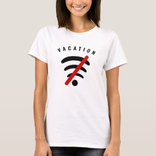 Grappig T-Shirt vakantie ontwerp met aangepaste te