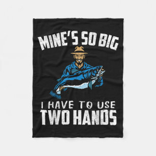 Grappig T-shirt Vissen Sarcasme Quotes Grapjas Hob Fleece Deken
