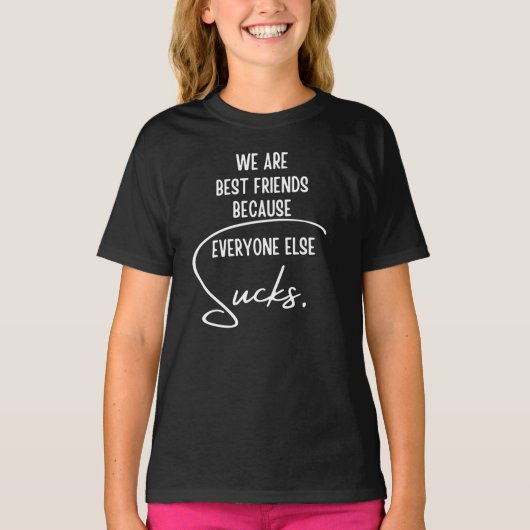 Grappig T-shirt voor beste vrienden (Voorkant)