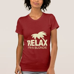 Grappig T-shirt voor blondjes