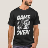 Grappig T-shirt voor Bruidegom 'Game Over' voor Ba (Voorkant)